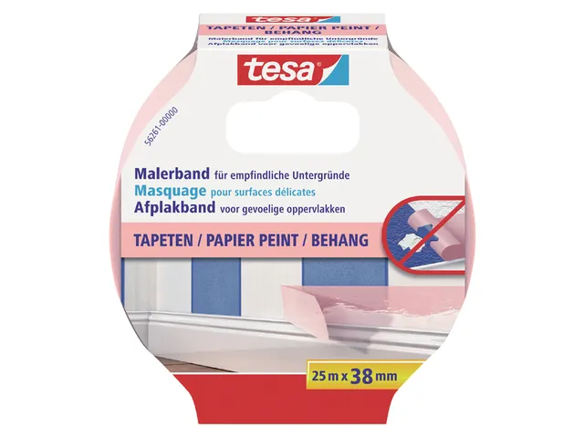Afplaktape Tesa Precision 38mmx25m sensitive