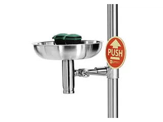 Plens-/Oogdouche,2Sproeikoppen Vast M. Wasbak,50L/Min - 2