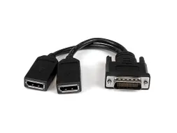20 cm LFH 59 mannelijke naar dubbele vrouwelijke DisplayPort DMS 59 ka