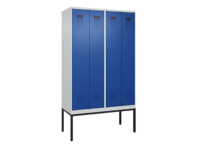 locker voor scheiding van kleding,HxBxD 2120x1200x500mm,4vak