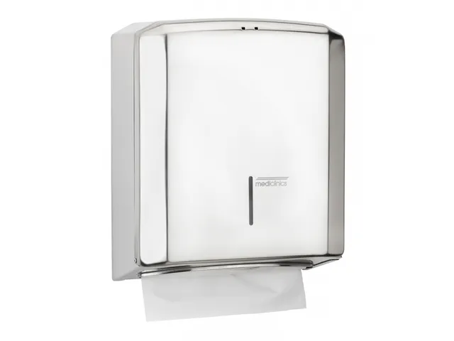 Handdoekdispenser RVS Hoogglans C-vouw Z-vouw