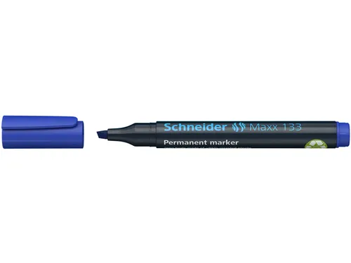 Permanent marker Schneider Maxx 133 schuin 1-4mm blauw