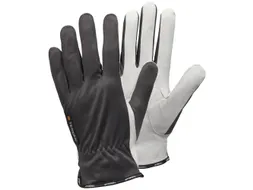 Tegera 114 nylon precisiehandschoenen grijs/wit maat 9 doos à 12 paar