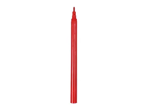 Viltstift 1mm rood 10 stuks