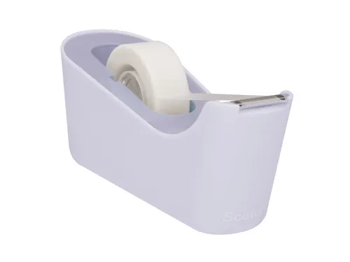 Plakbandhouder Scotch C18 lavendel + 1 rol magic tape 19mmx33m
