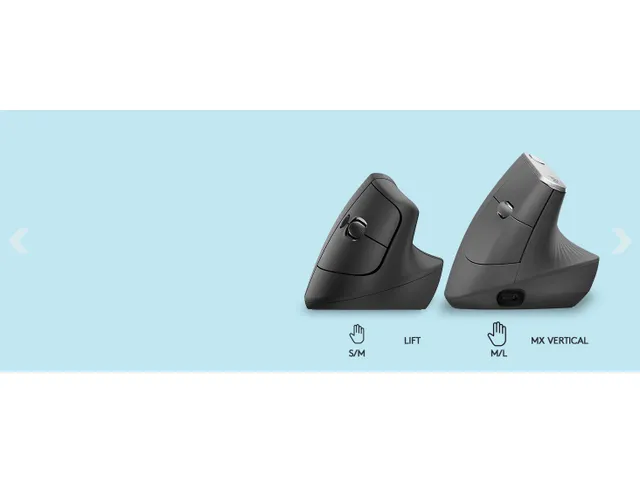 Logitech Lift Souris Ergonomique Verticale, Sans Fil, Bluetooth ou ré