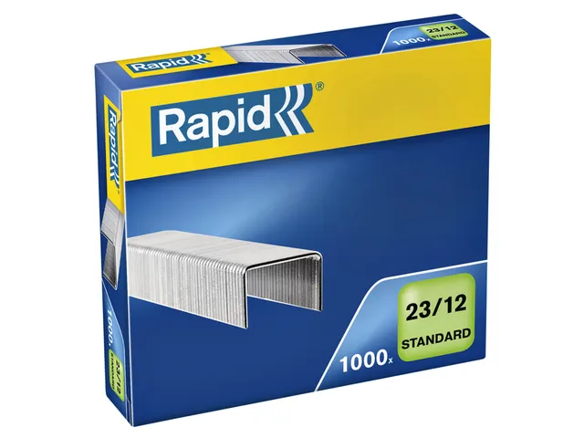 Nieten Rapid 23/12 gegalvaniseerd standaard 1000 stuks