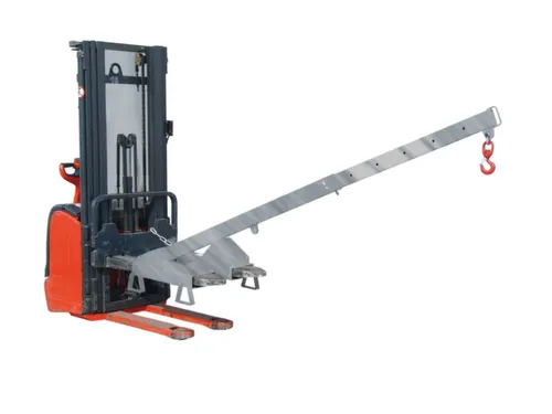 Kraanarm Telescoop Arm Neiging 25° Steunpoten L 1600mm 1t Verzinkt