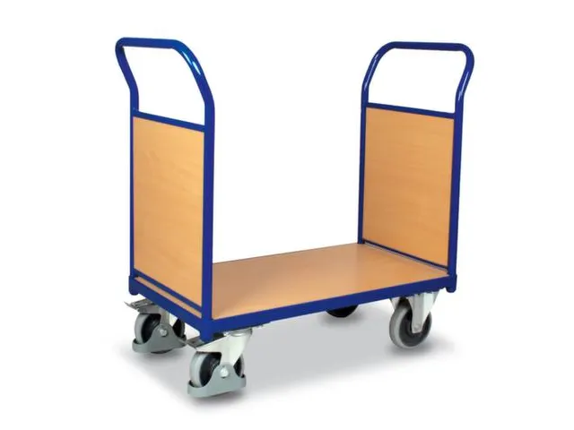 Chariot Modulaire Force 500Kg Plateau Lxl 1000X600Mm 2Dossiers En Bois
