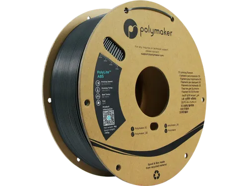 Polymaker PolyLite ABS filament 1,75 mm Donker Grijs 1kg