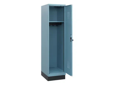 schoollocker,HxBxD 1630x400x500mm,1vak,vak B 400mm,draaigrendel,sokkel