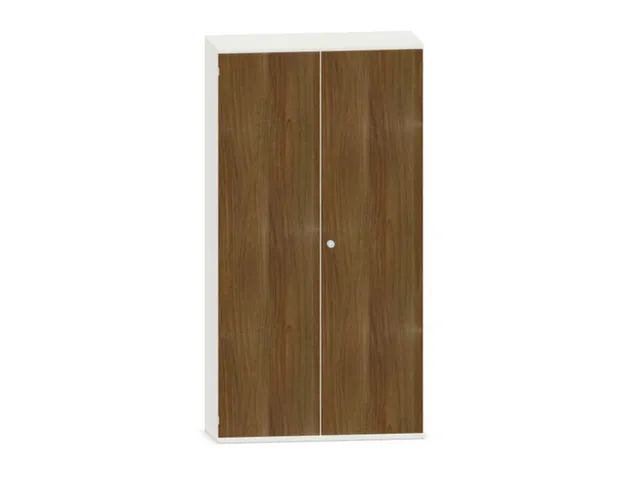 kantoorkast,HxBxD 1920x1000x430mm,decor romp wit,decor front noten