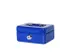 Geldkist MAUL met muntgleuf en slot 125x95x60mm blauw