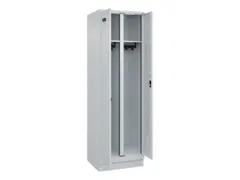 locker voor scheiding van kleding,HxBxD 1950x600x500mm,2vak