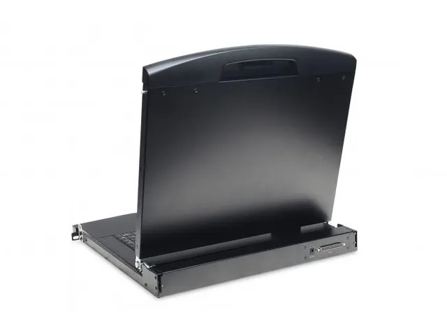 19 inch TFT-console 16-poorts KVM touchpad Spaans toetsenbord Zwart