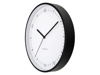 Wandklok NeXtime Berlin 30cm wit aluminium - 3