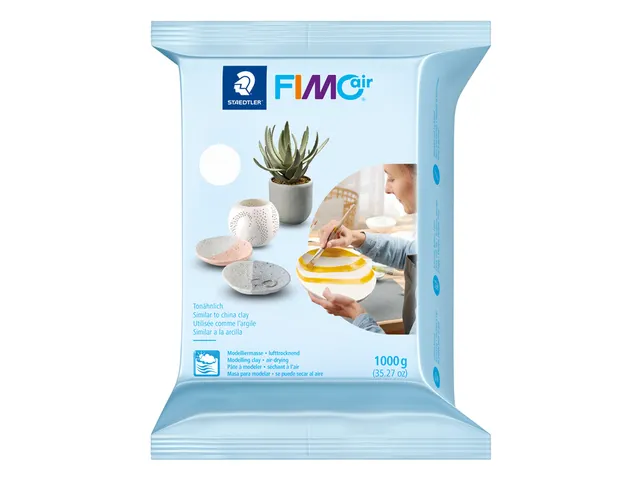 Boetseerklei Fimo Air 1000gram wit