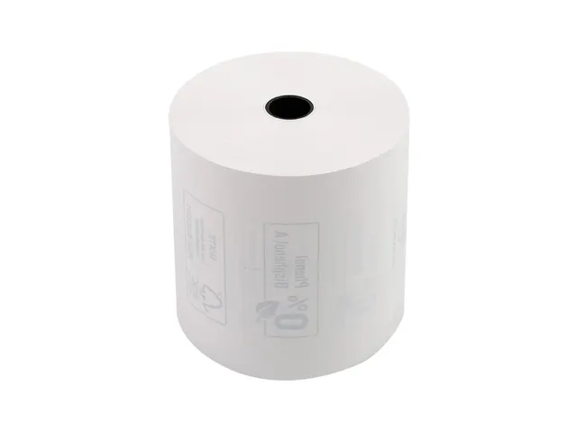 Bobine pour tickets de caisse 80x72- 76m - 1 pli thermique 48m2 sans P