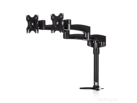 Dual Monitor Arm Scharnierend Bureau Monteerbaar 2 schermen