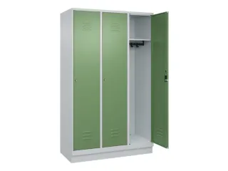 locker,HxBxD 1950x1200x500mm,3vak,vak B 400mm,cil.-slot,sokkel - 2