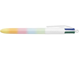 4-Kleuren balpen Bic regenboog medium assorti - 4