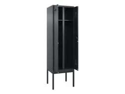 locker voor scheiding van kleding,HxBxD 2120x600x500mm,2vak