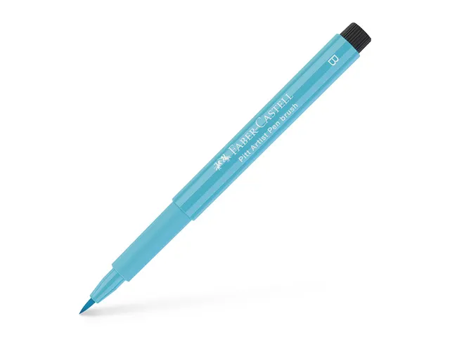 Tekenstift Faber-Castell Pitt Artist Pen Brush 154 kobalt turquoise li
