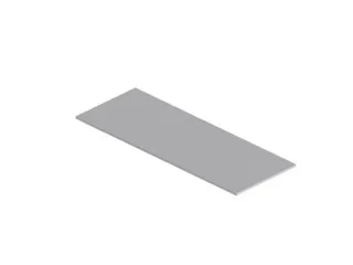 Claudius Legbord T.b.v. Roldeurkast 120cm Aluminium Metallic - 1