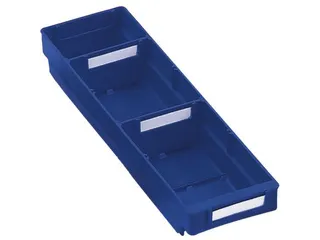 Stellingbak Extra Vlak Pp Hxbxd 65X120X400Mm Blauw - 1