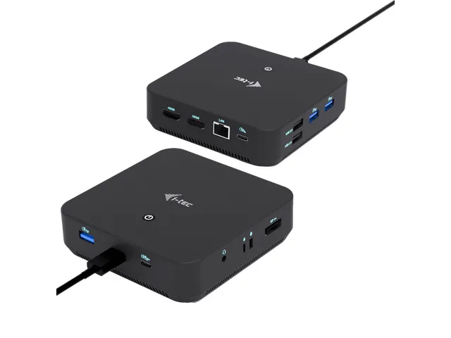 i-tec USB-C DP Dual HDMI Docking Station with Power Delivery 100 W