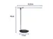 Bureaulamp MAULrubia zilvergrijs USB-poort dimbaar