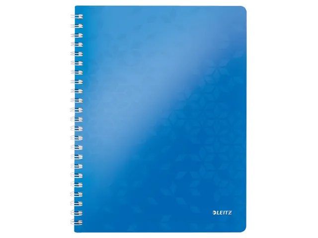 WOW schrift ft A4, geruit 5 mm, blauw