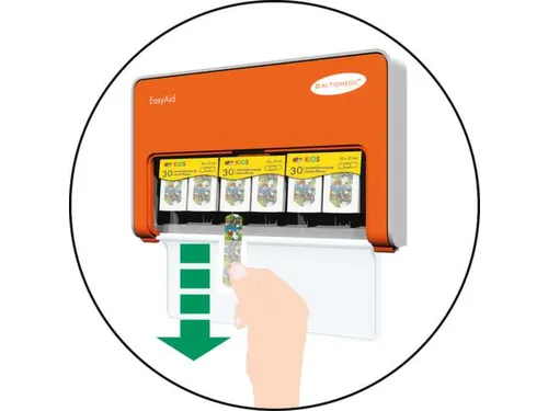 pleisterdispenser,90x waterafstotend,pleister LxB 72x19mm