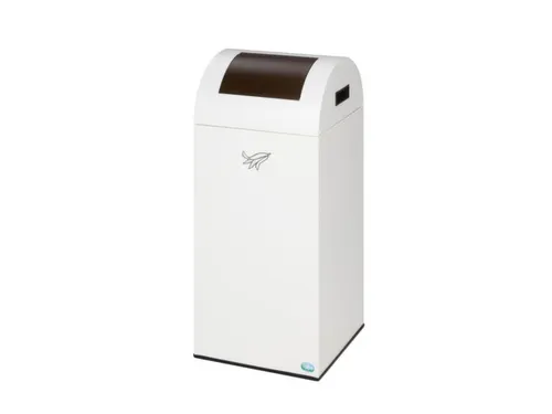 afvalverzamelaar,vlamdovend,60l,HxBxD 800x320x320mm,klemring