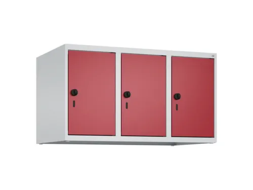 opzetkast,v. locker,3vak.,vak B 300mm,HxBxD 500x900x500mm,vleugeldeur