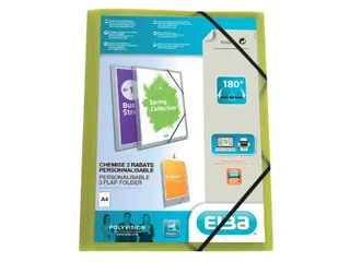 Elastomap Oxford A4 Polyvision Incl Insteektas Groen Polypropyleen - 2