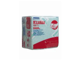 WypAll 19154 sopdoek X80 Plus Hydroknit ¼-vouw,1-laags Groen 240 Stuk - 1