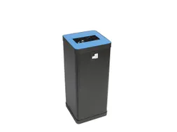 PBCORBN Recyclingbak Papier 50 L. zwart / blauw