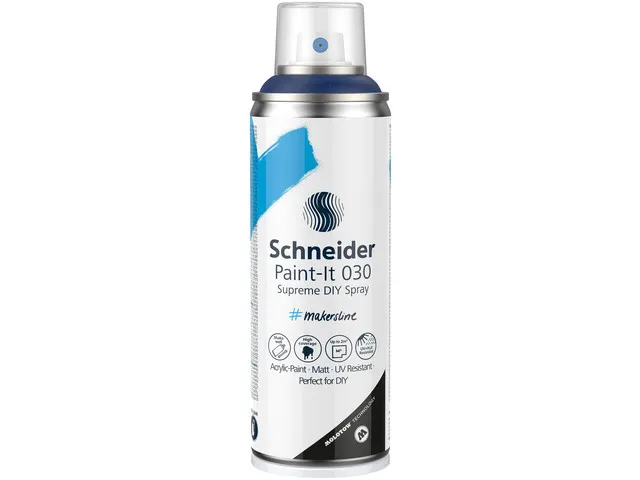 Supreme DIY spray Schneider Paint-it 030 nacht blauw 200ml