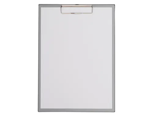 Klembord MAUL A4 staand PVC zilvergrijs