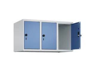 opzetkast,v. locker,3vak.,vak B 300mm,HxBxD 500x900x500mm,vleugeldeur - 2