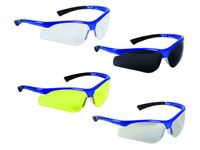 Veiligheidsbril Razor Blauw Polycarbonaat Blank doos 10 stuks