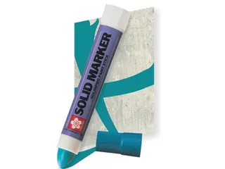 merkstift Solid Marker blauw, brede punt - 2