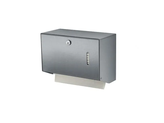OUTLET Handdoekdispenser Rvs Klein C-vouw Z-vouw