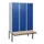 Dubbeldekse dekenkist,HxBxD 1950x1200x815mm,3x2vak.,vak B 400mm