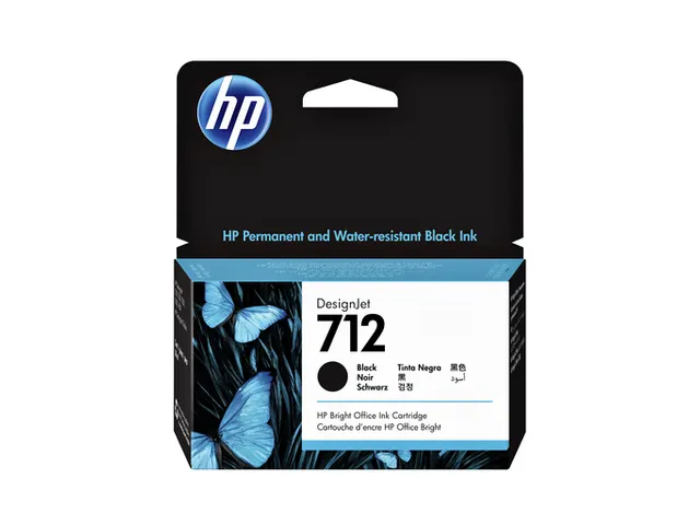 HP 712 Inktcartridge Zwart 3ED70A Origineel