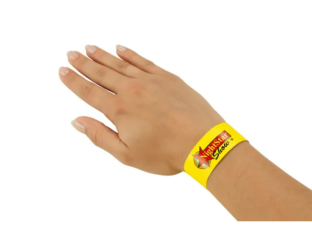 Evenementenbandjes Sigel 255x25mm wit 120 stuks