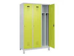 locker voor scheiding van kleding,HxBxD 1950x1200x500mm,3vak