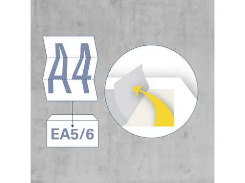 dienstenvelop venster rechts Raadhuis 110x220mm DL (EA5/6) wit strip
