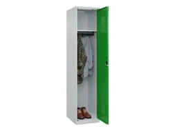 locker,HxBxD 1850x400x500mm,1vak,vak B 400mm,cil.-slot,staand op vloer